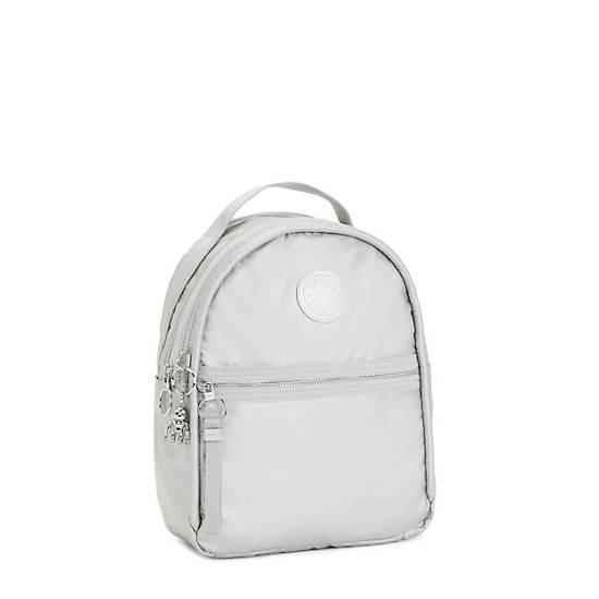 Mochilas Kipling Kae Classic Metallic Plateados | MX 1587VR